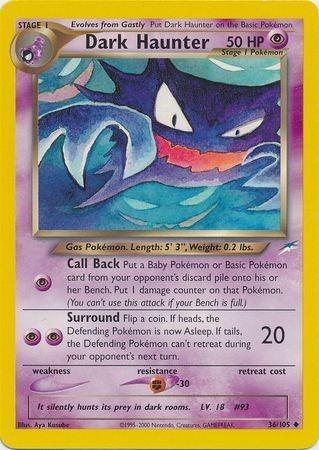 Dark Haunter (036/105) Unlimited [Neo Destiny] - Uncommon