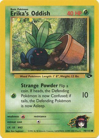 Erika's Oddish (070/132) Unlimited [Gym Challenge] - Common