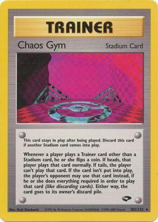 Chaos Gym (102/132) Unlimited [Gym Challenge] - Rare