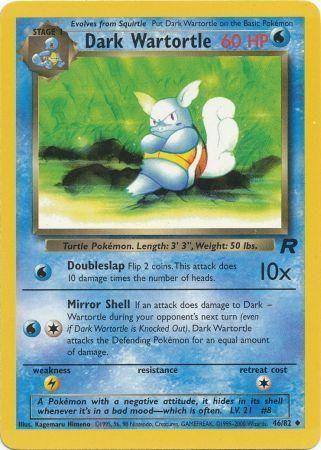 Dark Wartortle (046/82) Unlimited [Team Rocket] - Uncommon