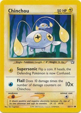 Chinchou (055/111) Unlimited [Neo Genesis] - Common
