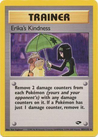 Erika's Kindness (103/132) Unlimited [Gym Challenge] - Rare