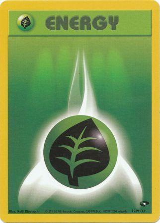 Grass Energy (129/132) Unlimited [Gym Challenge] - Common