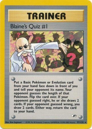 Blaine's Quiz #1 (097/132) Unlimited [Gym Heroes] - Rare