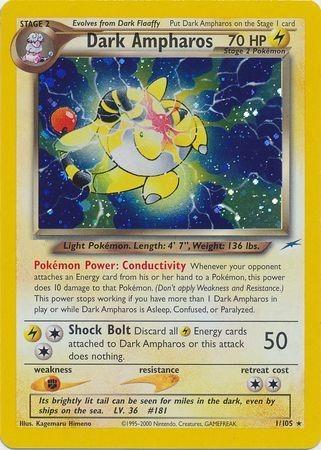 Dark Ampharos (1/105) Unlimited Holofoil [Neo Destiny] - Holo Rare