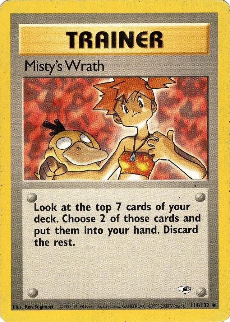 Misty's Wrath (114/132) Unlimited [Gym Heroes] - Uncommon