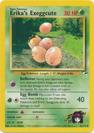 Erika's Exeggcute (043/132) Unlimited [Gym Heroes] - Uncommon