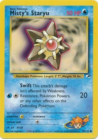 Misty's Staryu (090/132) Unlimited [Gym Heroes] - Common