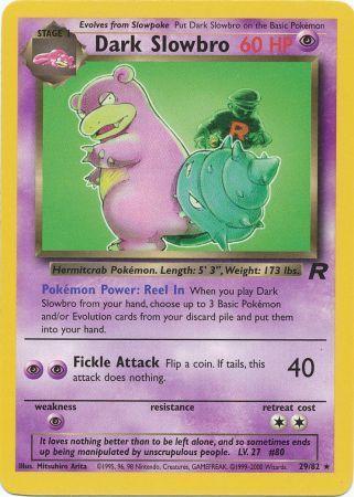 Dark Slowbro (029/82) Unlimited [Team Rocket] - Rare
