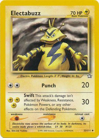 Electabuzz (033/111) Unlimited [Neo Genesis] - Uncommon