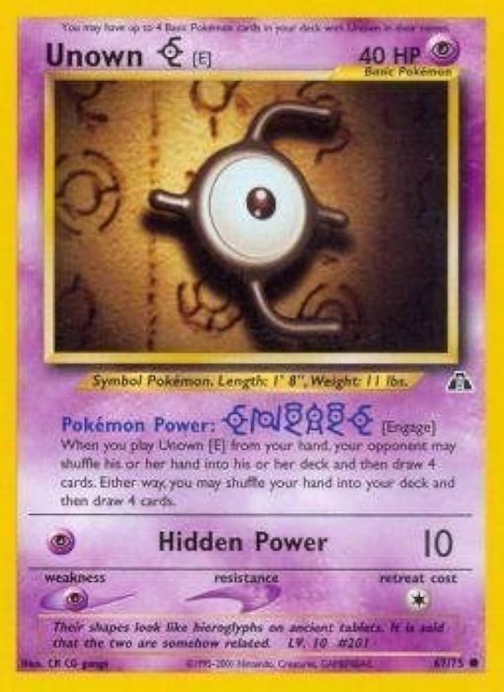 Unown [E] (067/75) Unlimited [Neo Discovery] - Common