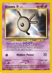 Unown [K] (058/64) Unlimited [Neo Revelation] - Common