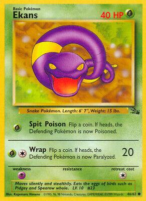 Ekans (046/62) Unlimited [Fossil] - Common