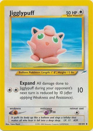 Jigglypuff (44/105) Unlimited [Neo Destiny] - Uncommon
