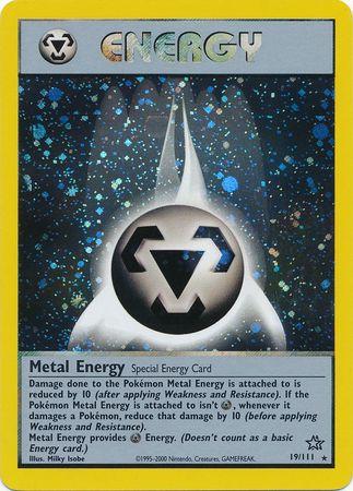 Metal Energy (019/111) Unlimited Holofoil [Neo Genesis] - Holo Rare