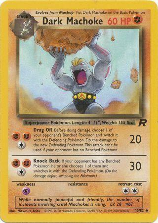 Dark Machoke (040/82) Unlimited [Team Rocket] - Uncommon