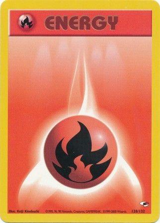 Fire Energy (128/132) Unlimited [Gym Heroes] - Common