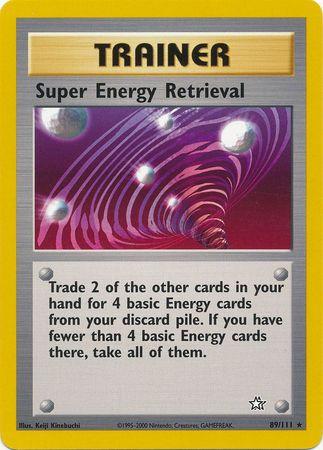 Super Energy Retrieval (089/111) Unlimited [Neo Genesis] - Rare