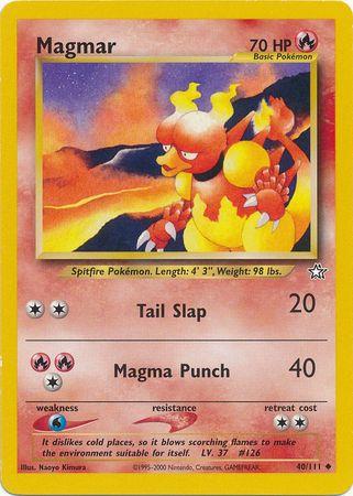 Magmar (040/111) Unlimited [Neo Genesis] - Uncommon