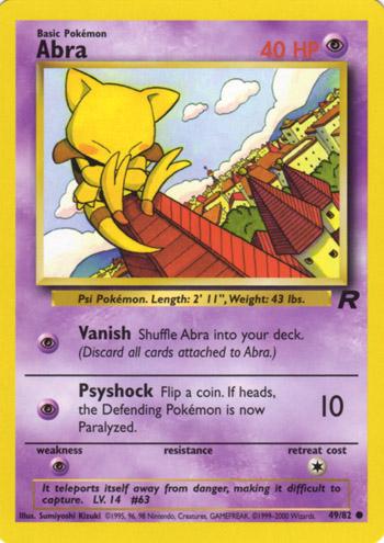 Abra (049/82) Unlimited [Team Rocket] - Common