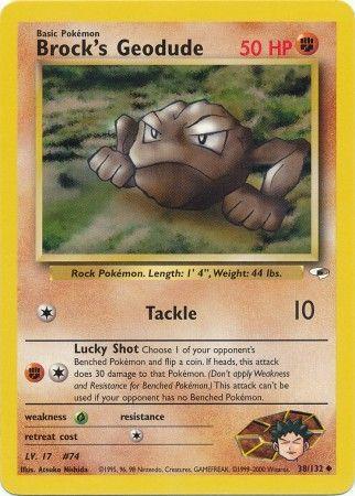 Brock's Geodude (038/132) Unlimited [Gym Heroes] - Uncommon
