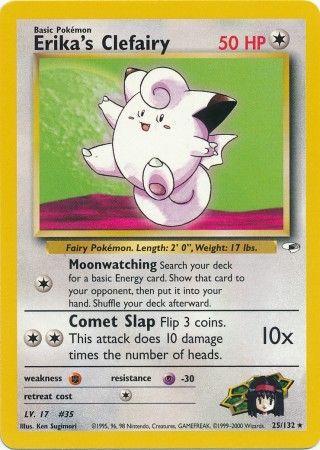 Erika's Clefairy (025/132) Unlimited [Gym Heroes] - Rare