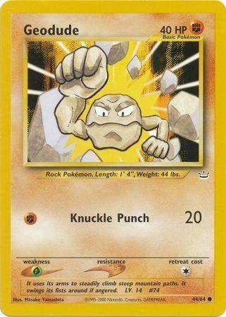Geodude (044/64) Unlimited [Neo Revelation] - Common