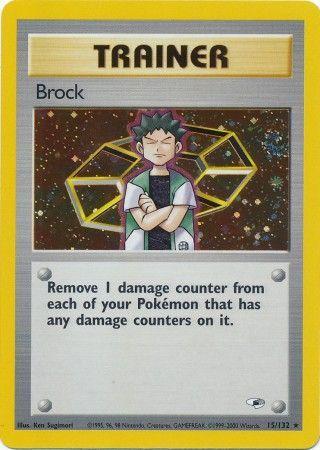 Brock (015/132) Unlimited Holofoil [Gym Heroes] - Holo Rare