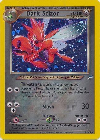 Dark Scizor (9/105) Unlimited Holofoil [Neo Destiny] - Holo Rare
