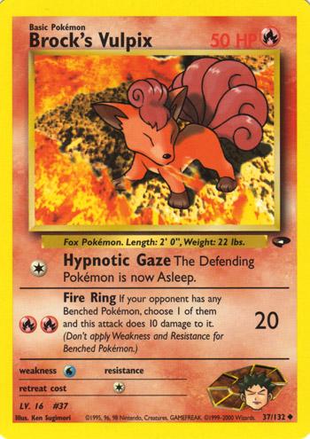 Brock's Vulpix (037/132) Unlimited [Gym Challenge] - Uncommon