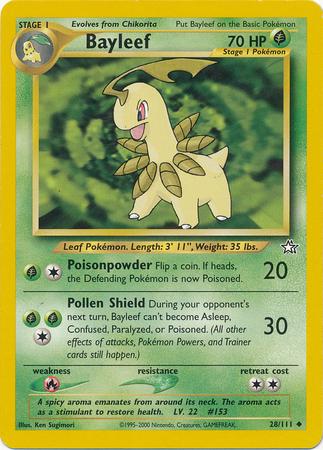 Bayleef (028/111) Unlimited [Neo Genesis] - Uncommon