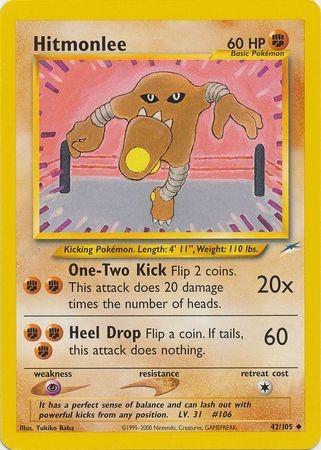 Hitmonlee (042/105) Unlimited [Neo Destiny] - Uncommon