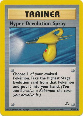 Hyper Devolution Spray (073/75) Unlimited [Neo Discovery] - Uncommon