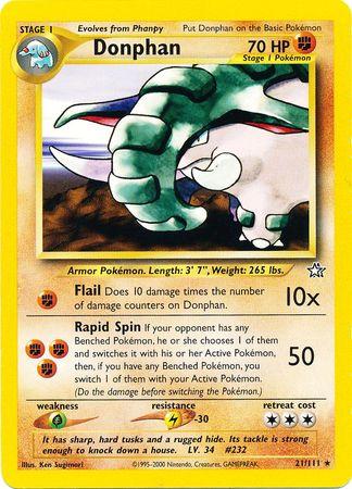 Donphan (021/111) Unlimited [Neo Genesis] - Rare
