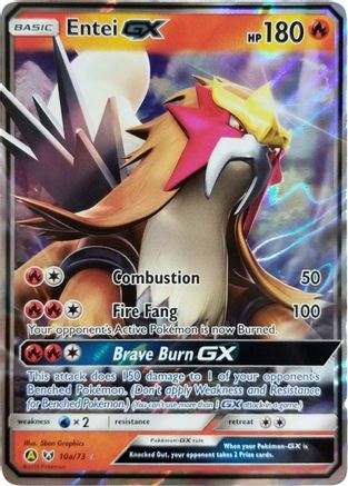 Entei GX (10a/73) Holofoil [Alternate Art Promos] - Promo