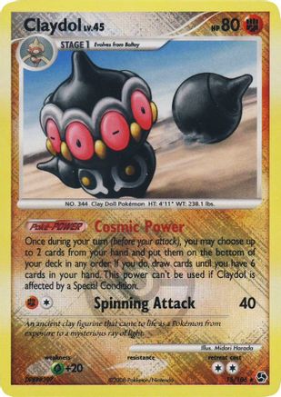 Claydol (League Promo) (015/106) Reverse Holofoil [League & Championship Cards] - Promo