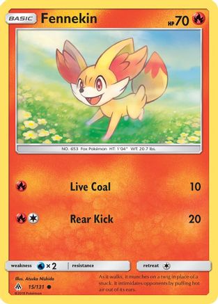 Fennekin (015/131) [Forbidden Light] - Common