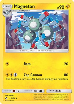 Magneton (35/131) Reverse Holofoil [Forbidden Light] - Uncommon