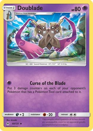 Doublade (48/131) Reverse Holofoil [Forbidden Light] - Uncommon