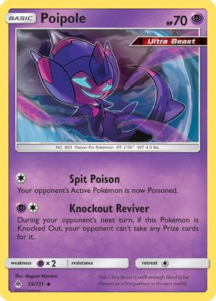 Poipole (055/131) Reverse Holofoil [Forbidden Light] - Uncommon