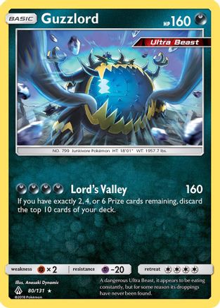Guzzlord (080/131) Holofoil [Forbidden Light] - Holo Rare