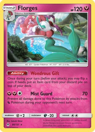 Florges (086/131) Reverse Holofoil [Forbidden Light] - Rare