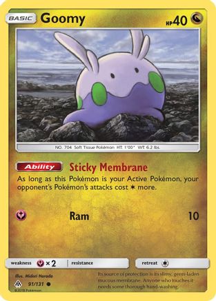 Goomy (091/131) Reverse Holofoil [Forbidden Light] - Common