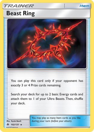 Beast Ring (102/131) [Forbidden Light] - Rare