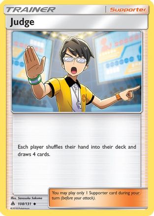 Judge (108/131) Reverse Holofoil [Forbidden Light] - Uncommon