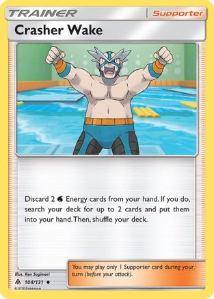 Crasher Wake (104/131) Reverse Holofoil [Forbidden Light] - Uncommon