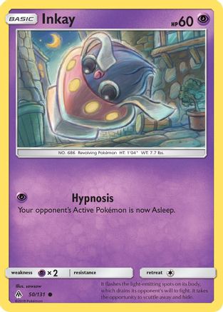Inkay (050/131) Reverse Holofoil [Forbidden Light] - Common