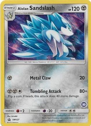 Alolan Sandslash (30) (SM127) Holofoil [SM Trainer Kit Alolan Sandslash & Alolan Ninetales] - Promo