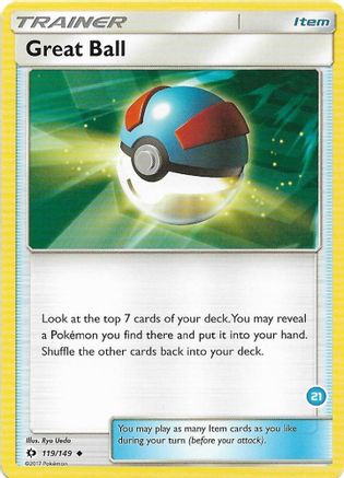 Great Ball (#21, Alolan Ninetales Half-Deck) (21) [SM Trainer Kit Alolan Sandslash & Alolan Ninetales] - Uncommon