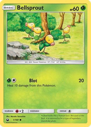 Bellsprout (001/168) Reverse Holofoil [Celestial Storm] - Common